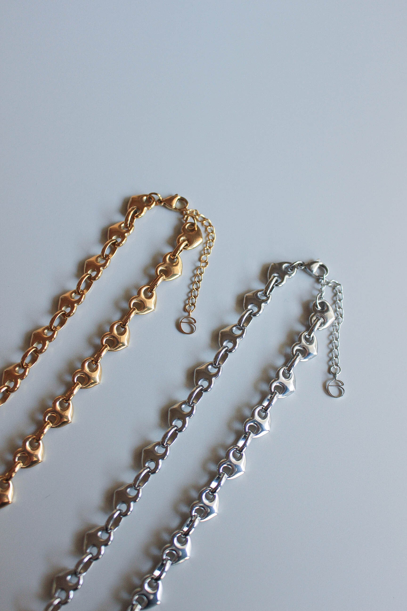 あかねこのは　アイアン雑貨アレンジ⑧ Heart Anchor Necklace | ebine(エビネ)|金属アレルギー対応アクセサリー