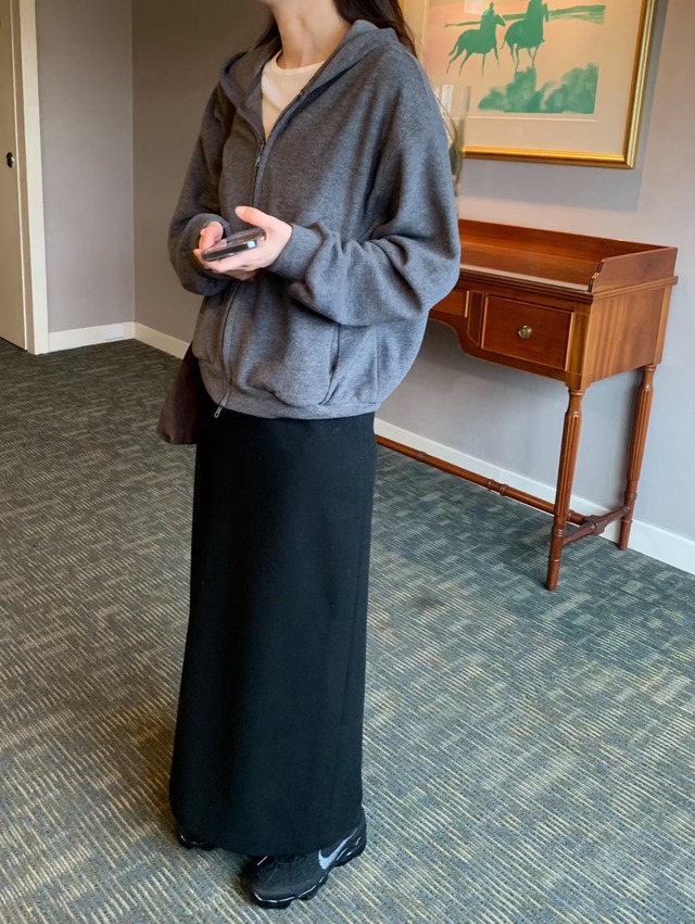 (予約) fl lanel / Wool maxi skirt 3color