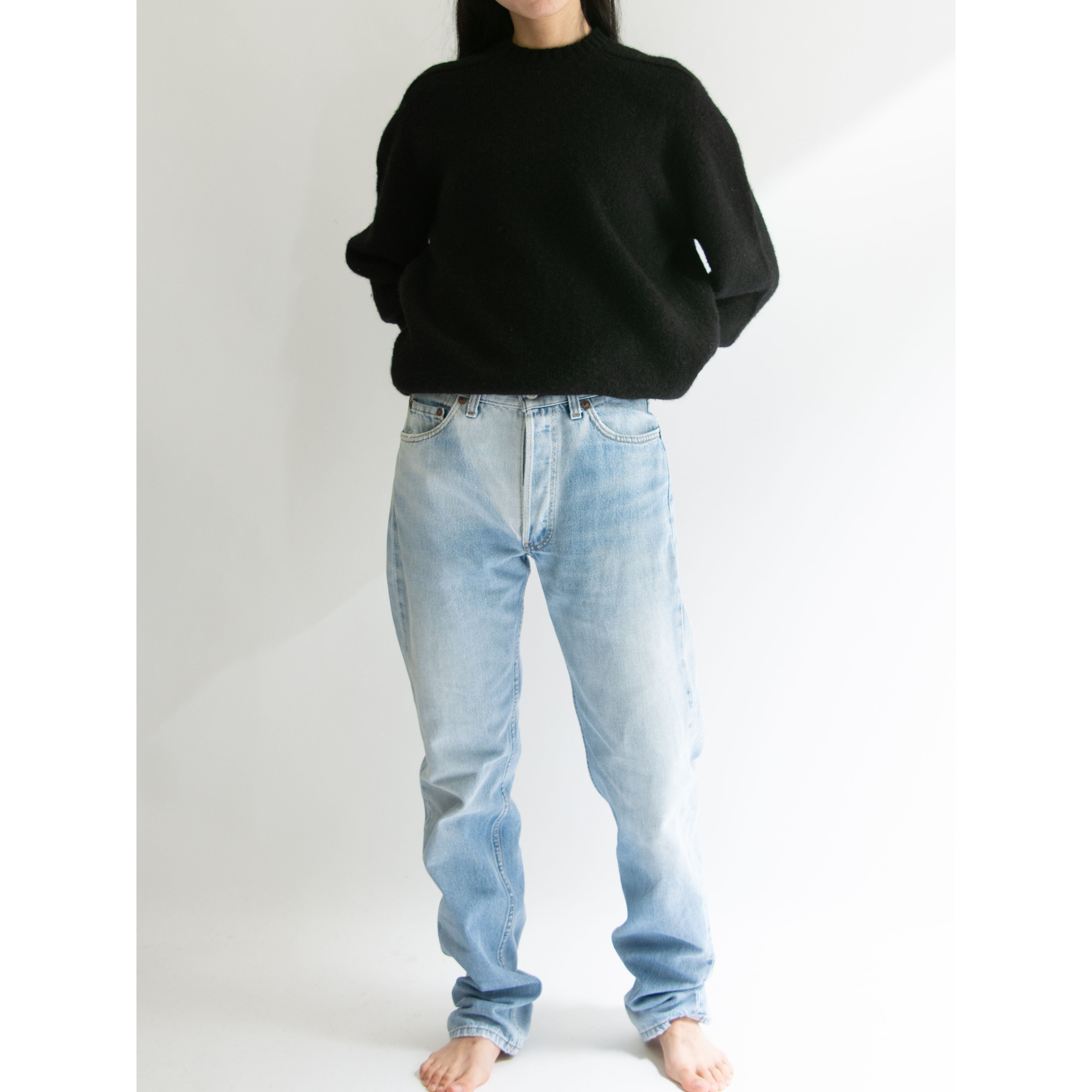 【LEVI'S 501】Made in U.S.A. 90's Straight Denim Pants W30 L36（リーバイス アメリカ製 ストレートデニムパンツ ジーンズ）