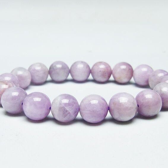 クンツァイト ブレスレット 11mm ミルキークンツァイト ブレス 一点物 メール便可 [M便 1/10] 111-46416