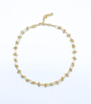 KNOT GOLD NECKLACE ゴールド