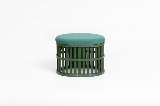 BIWA　 Low Stool（Green)