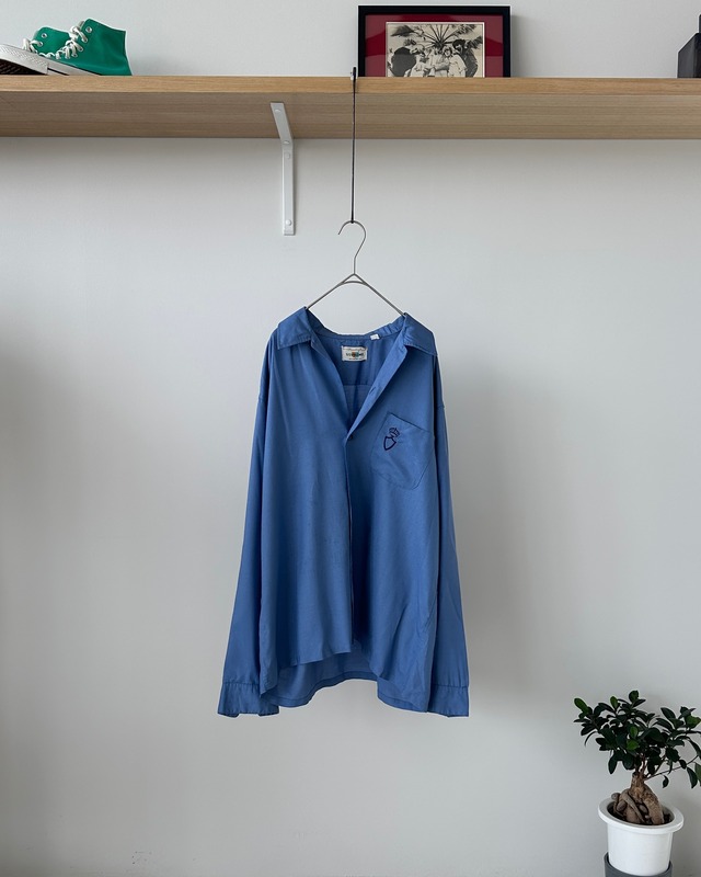 -Pennleigh SUPREME- Vintage 60s Opencollar Shirtck shirt