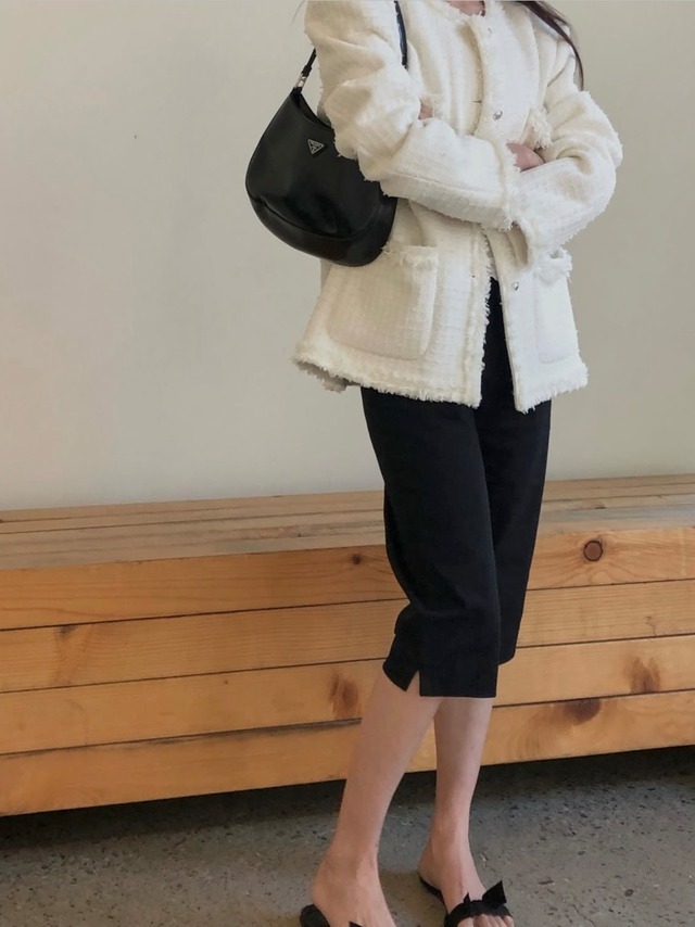 (予約) miel / Capri pants 1color