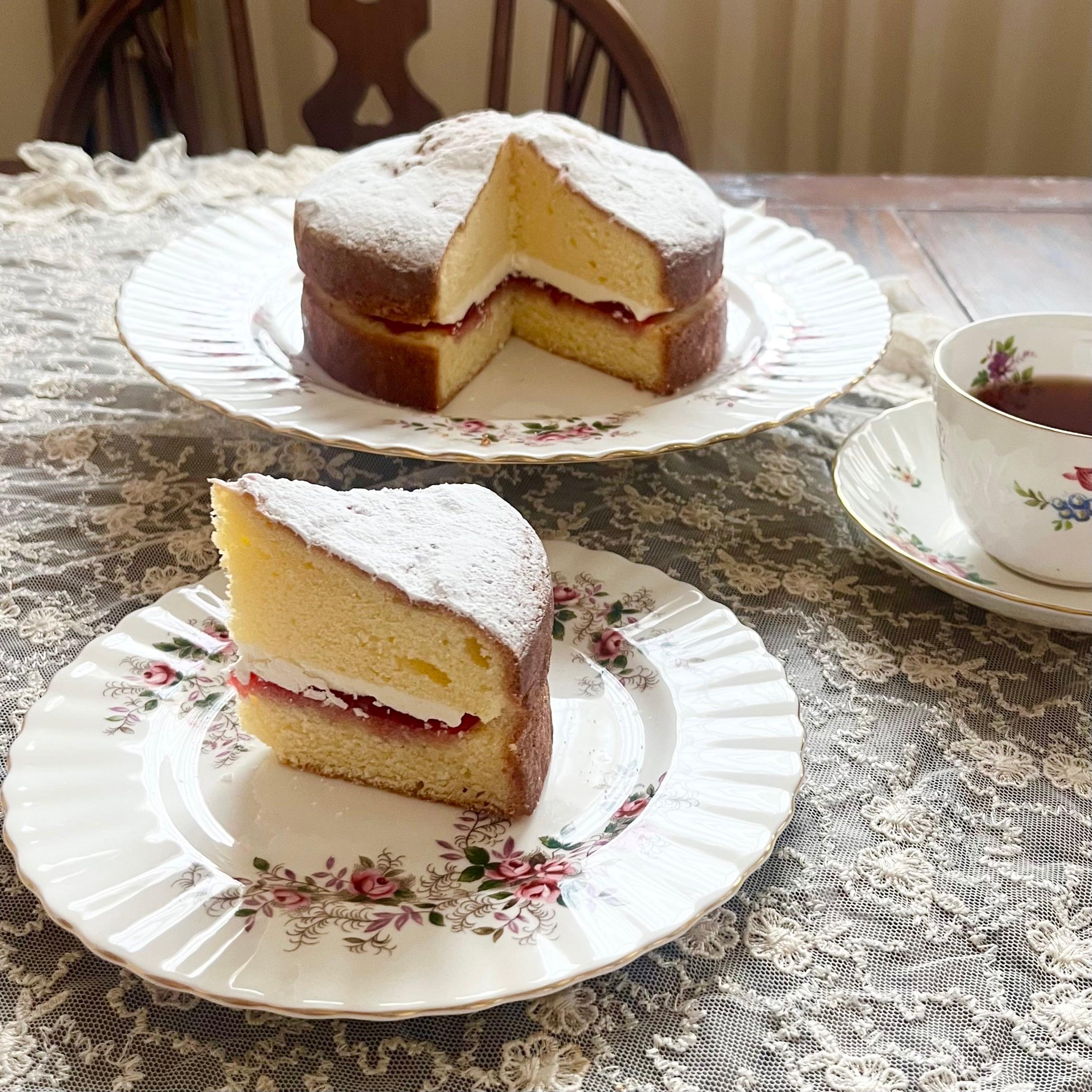 ヴィクトリアンサンドイッチケーキ 〈バタークリーム＆ラズベリー
