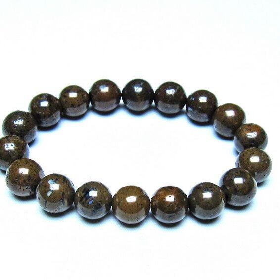 コンドライト ブレスレット サハラNWA869 隕石 11mm 一点物 199-868