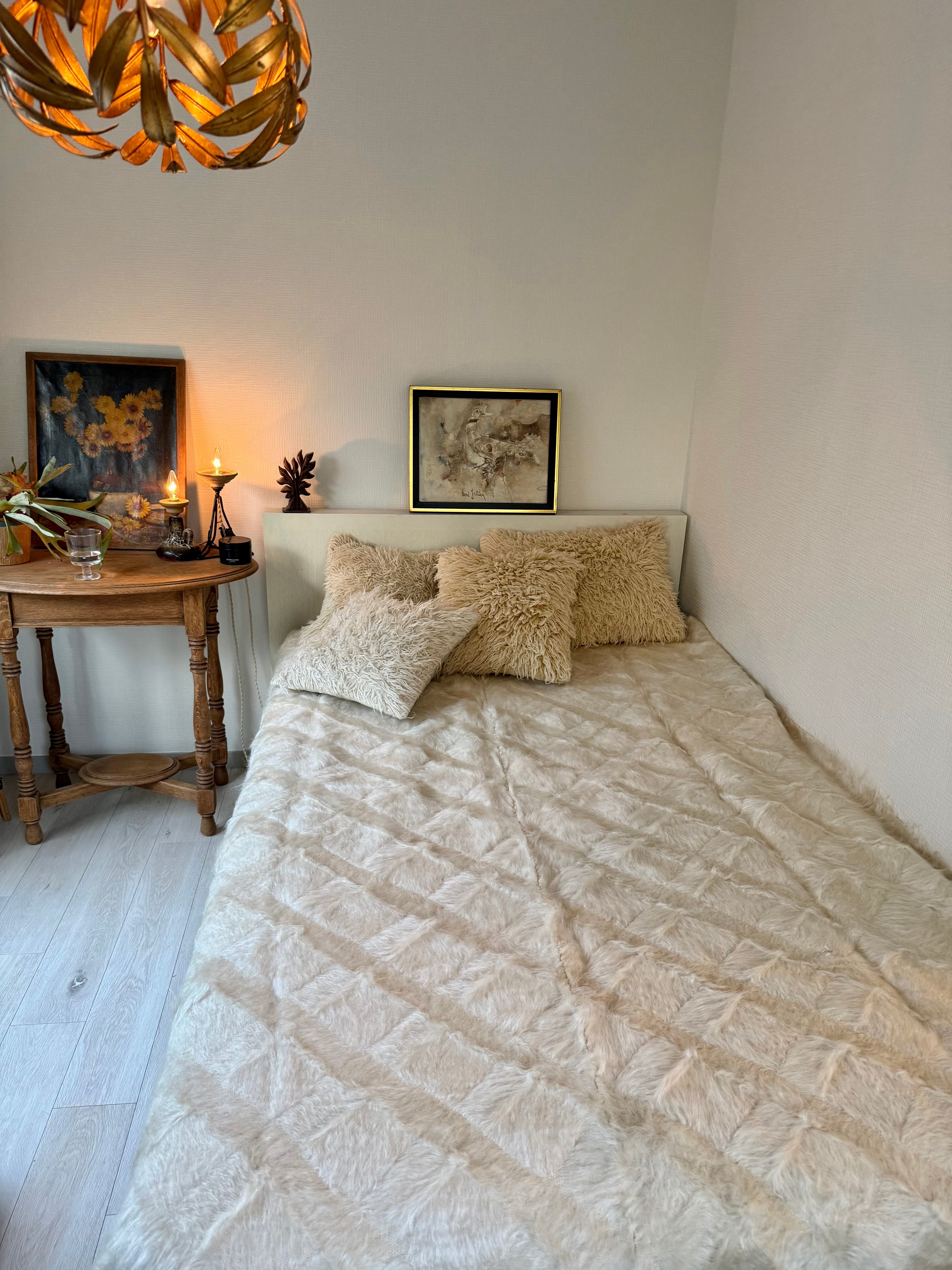 アンティークキリム　ダブルカーネーション 1800年代初頭　417×90㎝ 283 Vintage Konya Undyed Kilim ヴィンテージ コンヤ無染色キリム A