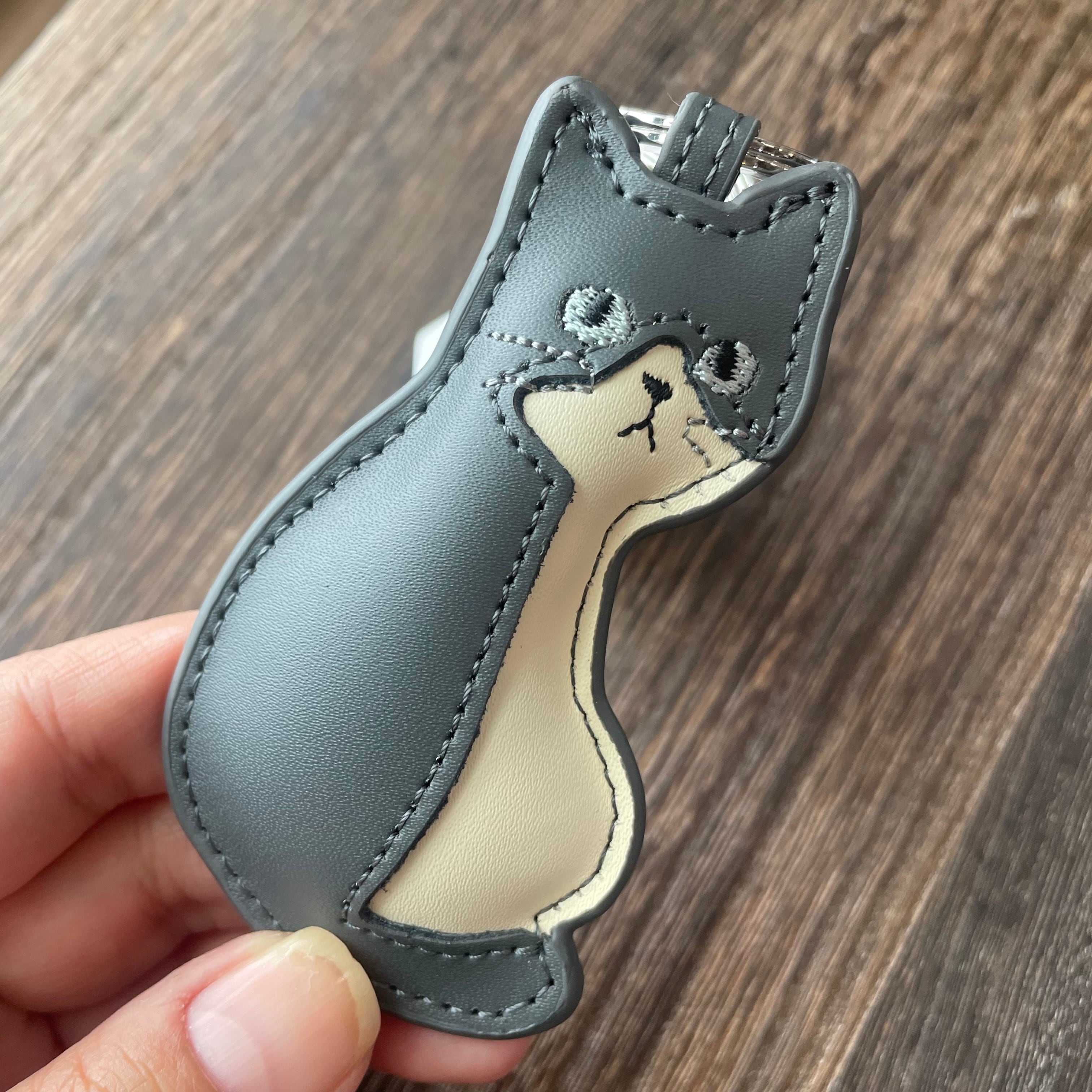 キーホルダー｜キャットキーリング トラ ハチワレ みけ猫 ねこ ネコ 猫雑貨 猫グッズ キーホルダー かわいい  プレゼント 贈り物