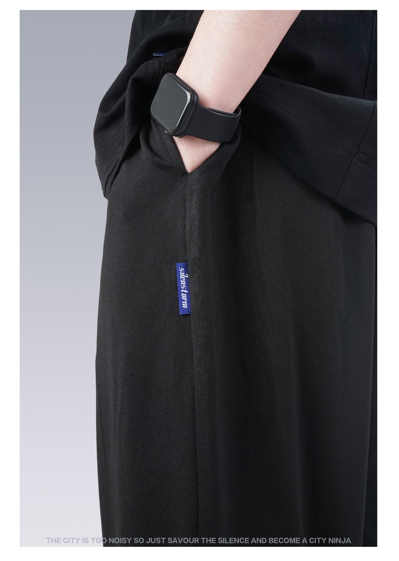 SILENSTORM クロップドワイドギャザー ハカマパンツ