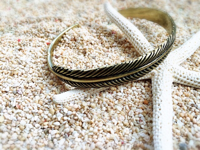 feather bracelet