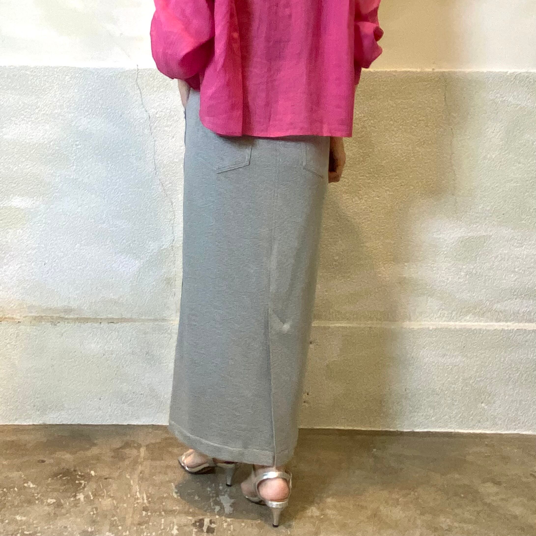 BLUE FRONCE/バイカラーデニムロングスカート | 20ｰtwentyｰ