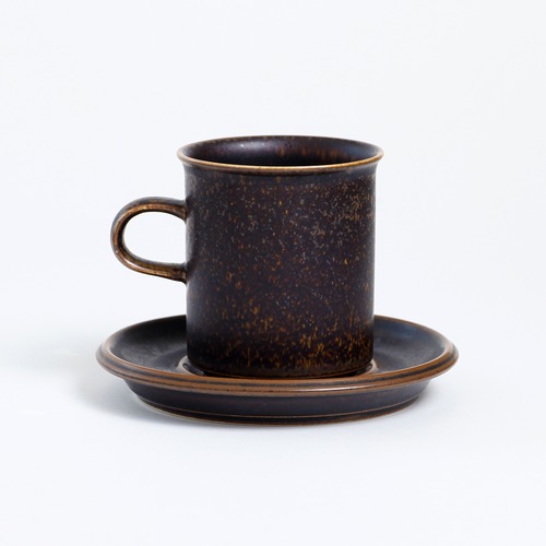 ARABIA アラビア Ruska ルスカ 70mm コーヒーカップ＆ソーサー - 76 北欧ヴィンテージ