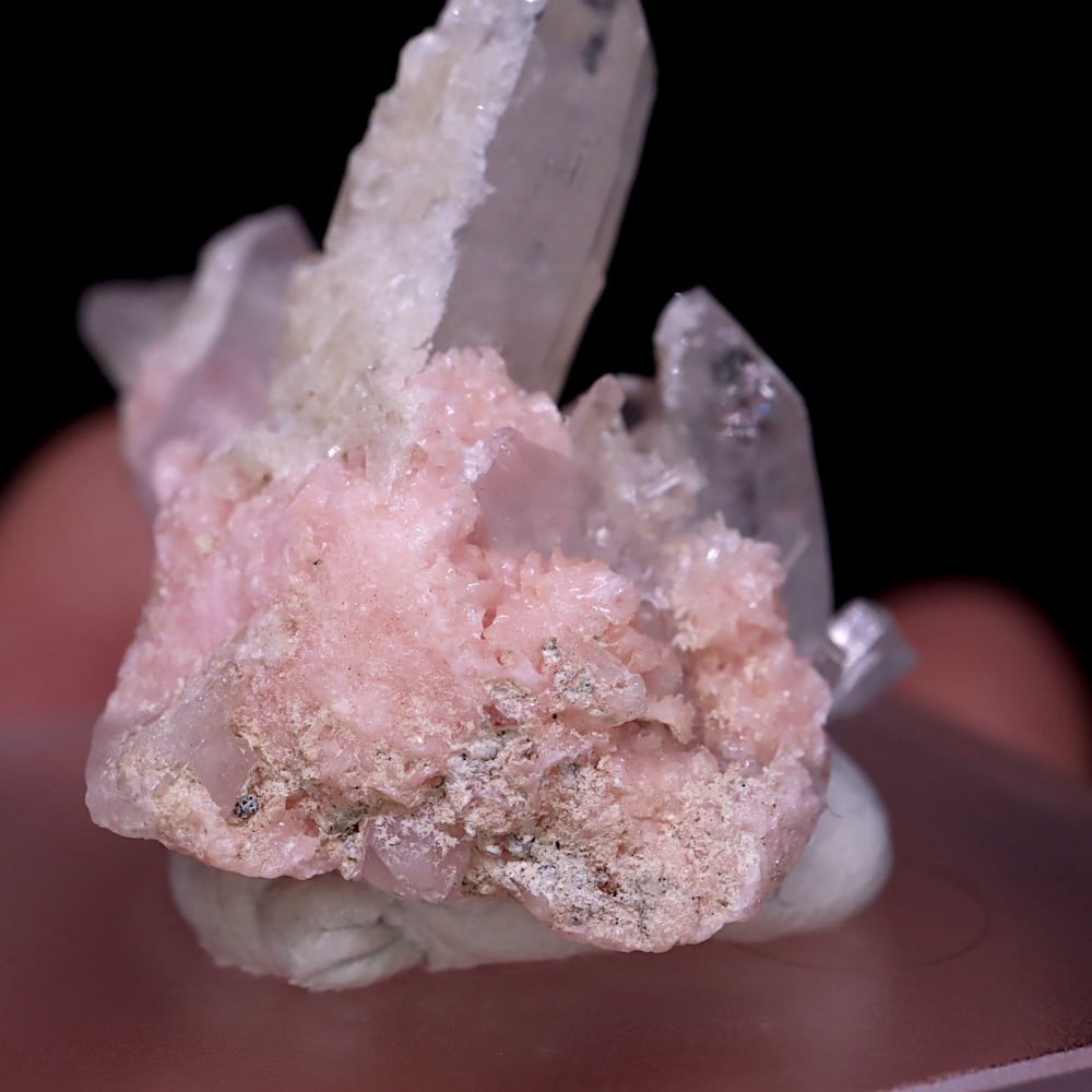 ロードクロサイト クォーツ水晶 インカローズ 菱マンガン鉱 9.9g