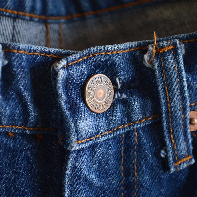 USA製リーバイス LEVIS 517 ブーツカット デニムパンツ オレンジ