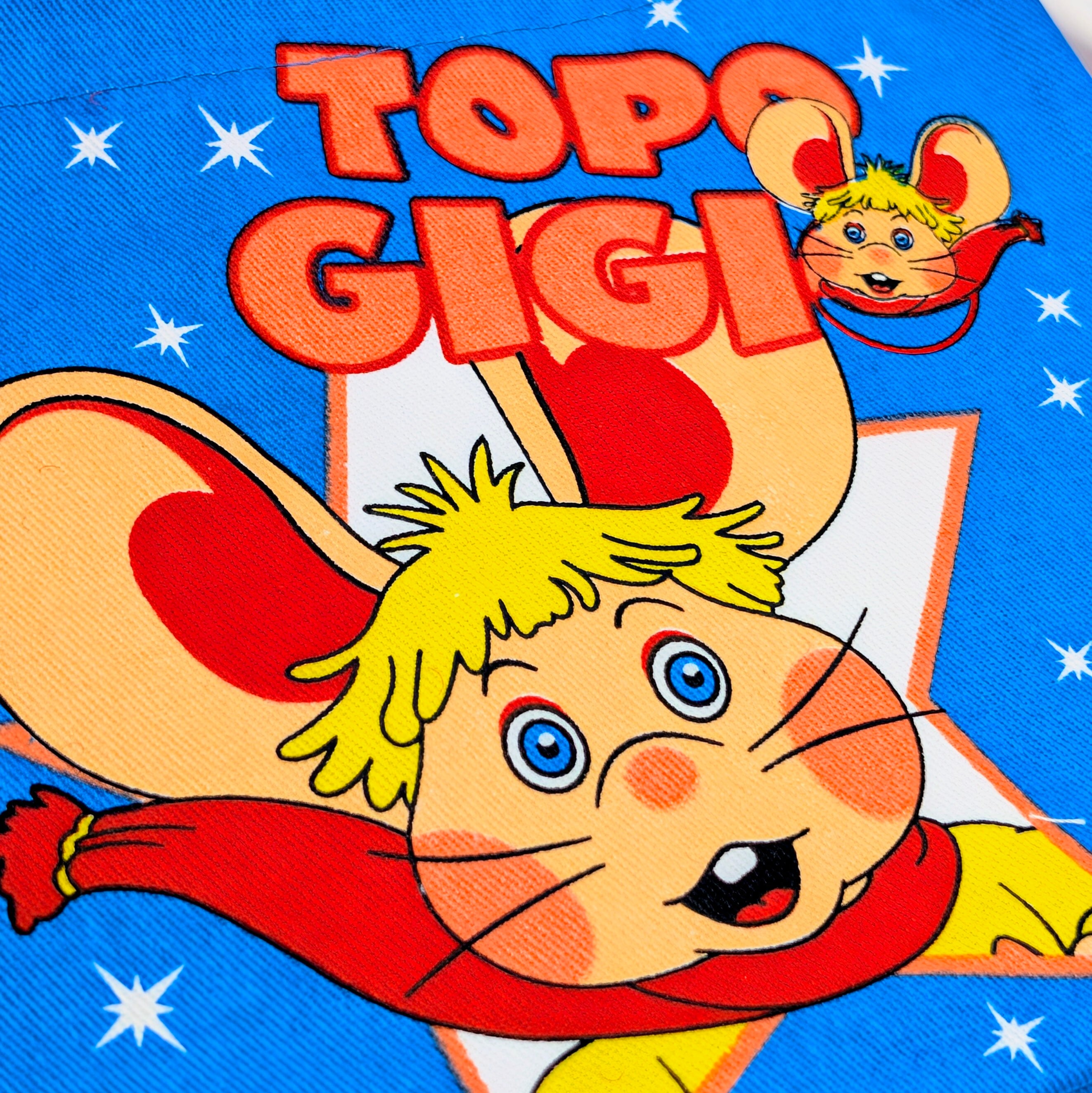 ✨️可愛すぎて何枚も欲しい♡✨️アメリカンキャラクターPURSE【 Topo Gigio(トッポ・ジージョ)】 トッポルイス / マリア・ペレーゴ / 巾着袋 〚アメリカン雑貨 アメトイ〛