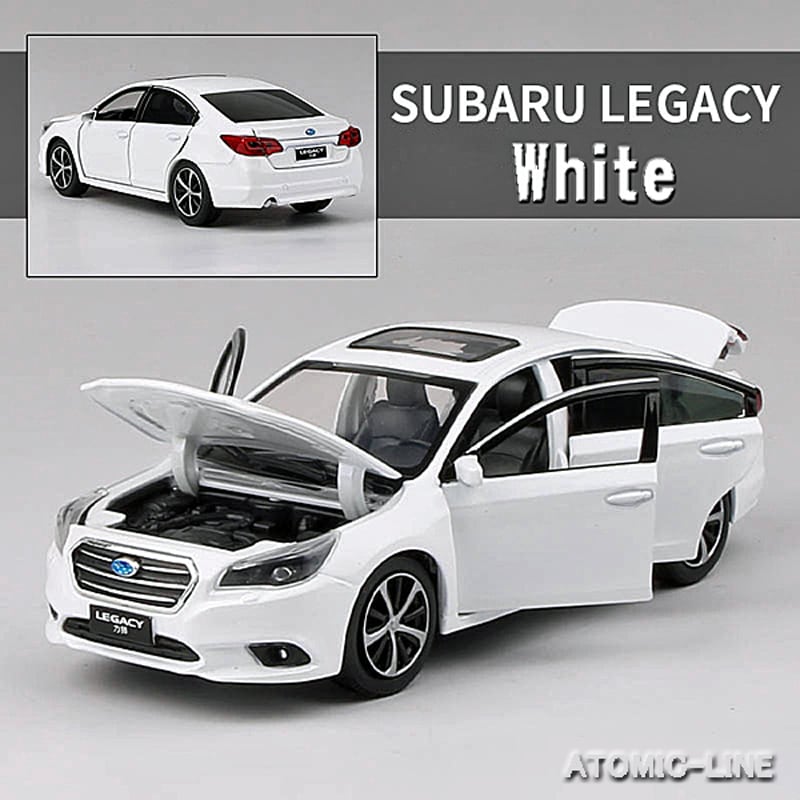 SABARU レガシー LEGACY 1/32 ミニカー 全4色 ライト点灯