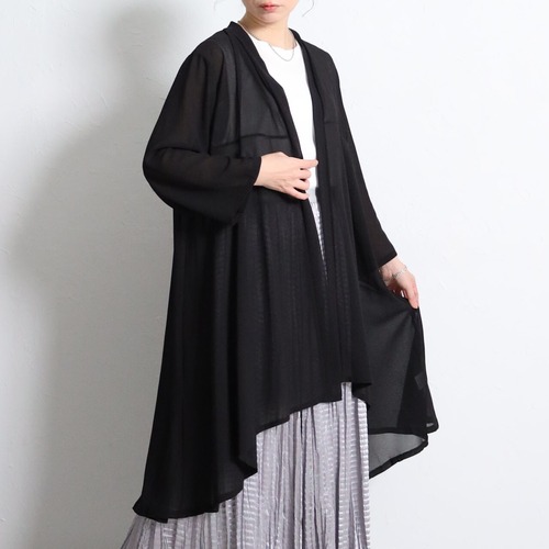 シンプルロングカーディガン