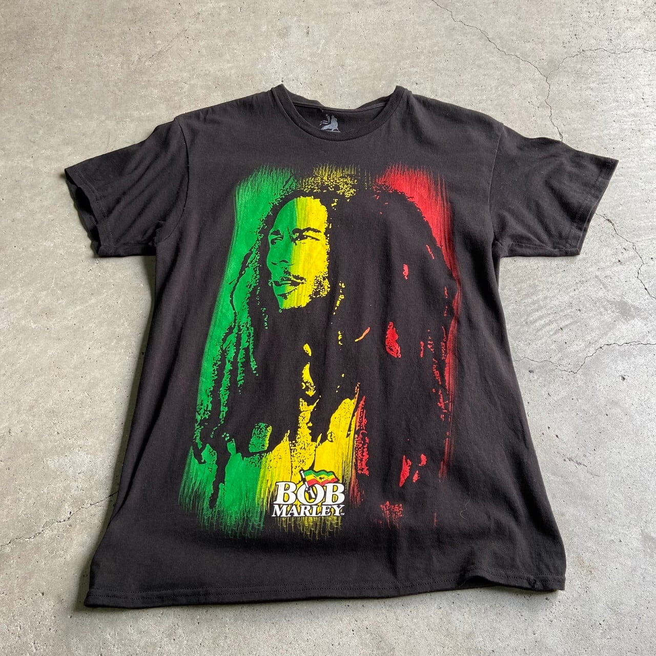 80's GTS Bob Marley ボブマーリー　ラスタカラー Tシャツ