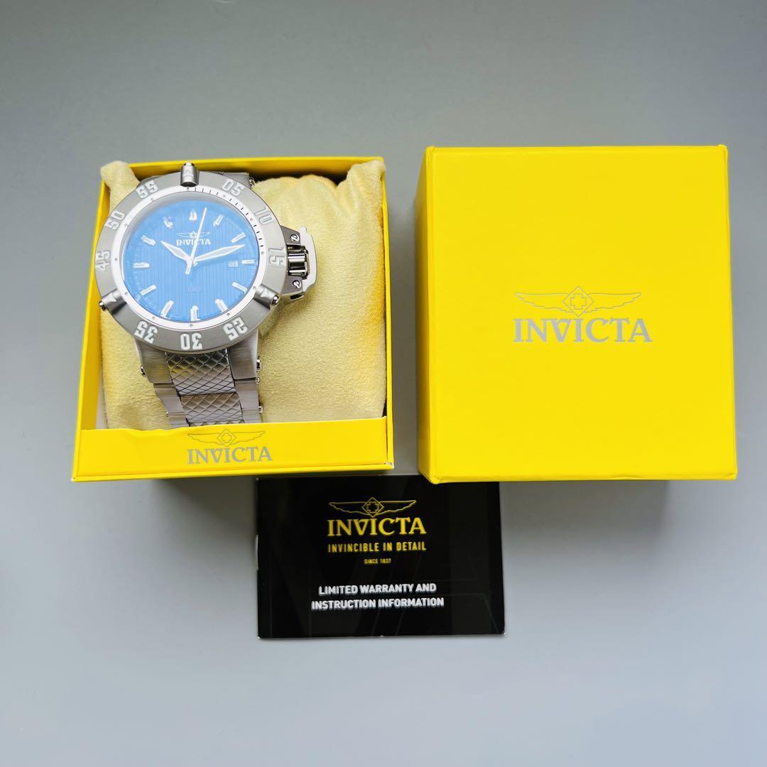 INVICTA インビクタ 腕時計 サブアクア メンズ ブルー シルバー 新品