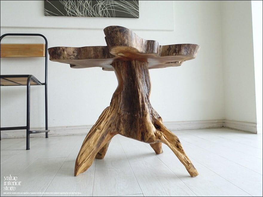 一枚板 無垢材 プリミティブサイドテーブル カフェテーブル コーヒーテーブル 一枚板 無垢材 プリミティブサイドテーブルWN13 カフェテーブル