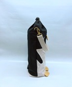 ペンギン　ペットボトルホルダー　哺乳瓶ポーチ｜とりさん工房ーかわいいハンドメイドポーチ