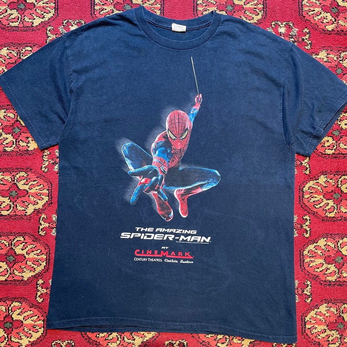 2012年公開年】アメイジングスパイダーマン ムービーTシャツ GILDAN 