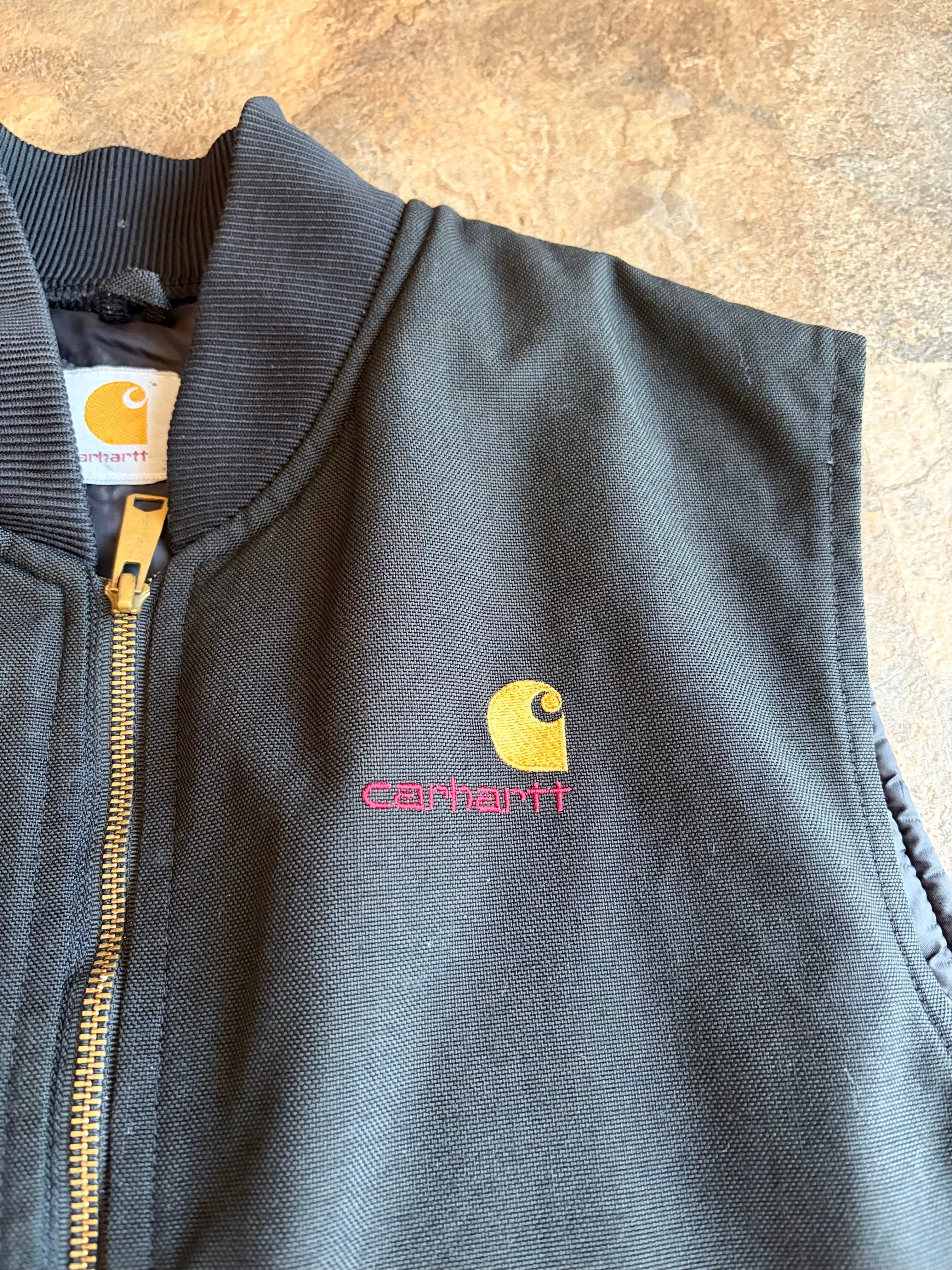 80-90s USA製 Carhartt カーハート ダックアークティックベスト