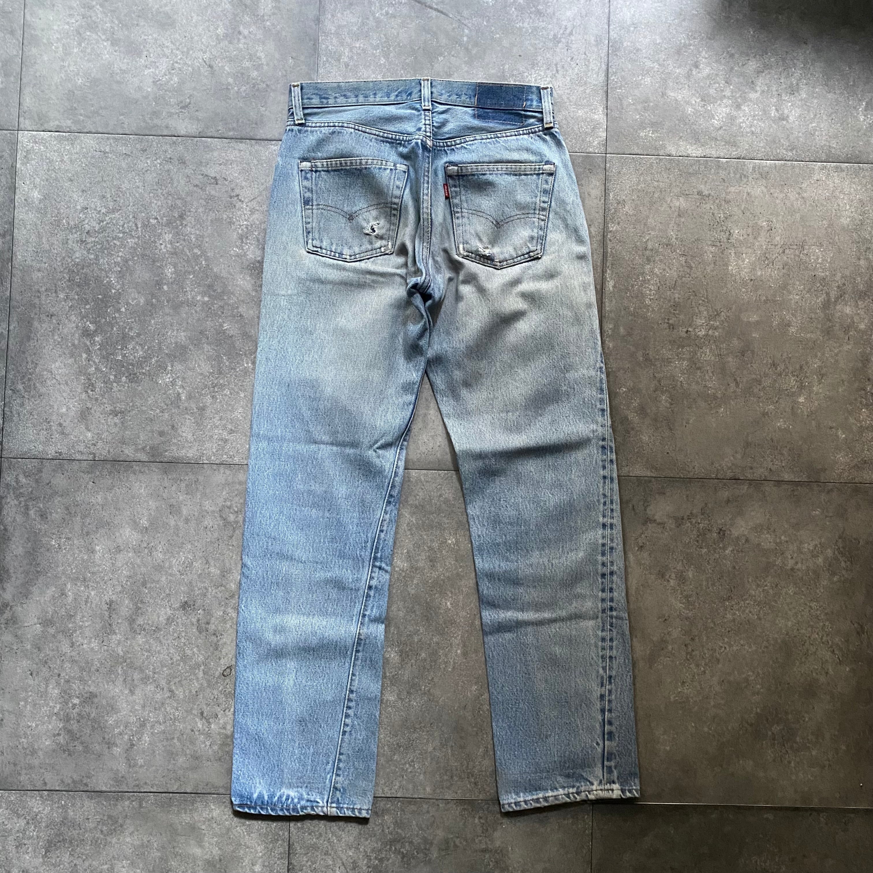 板垣洋品店◇Levis501 赤耳 USED Vintage80S 33インチ パッチあり