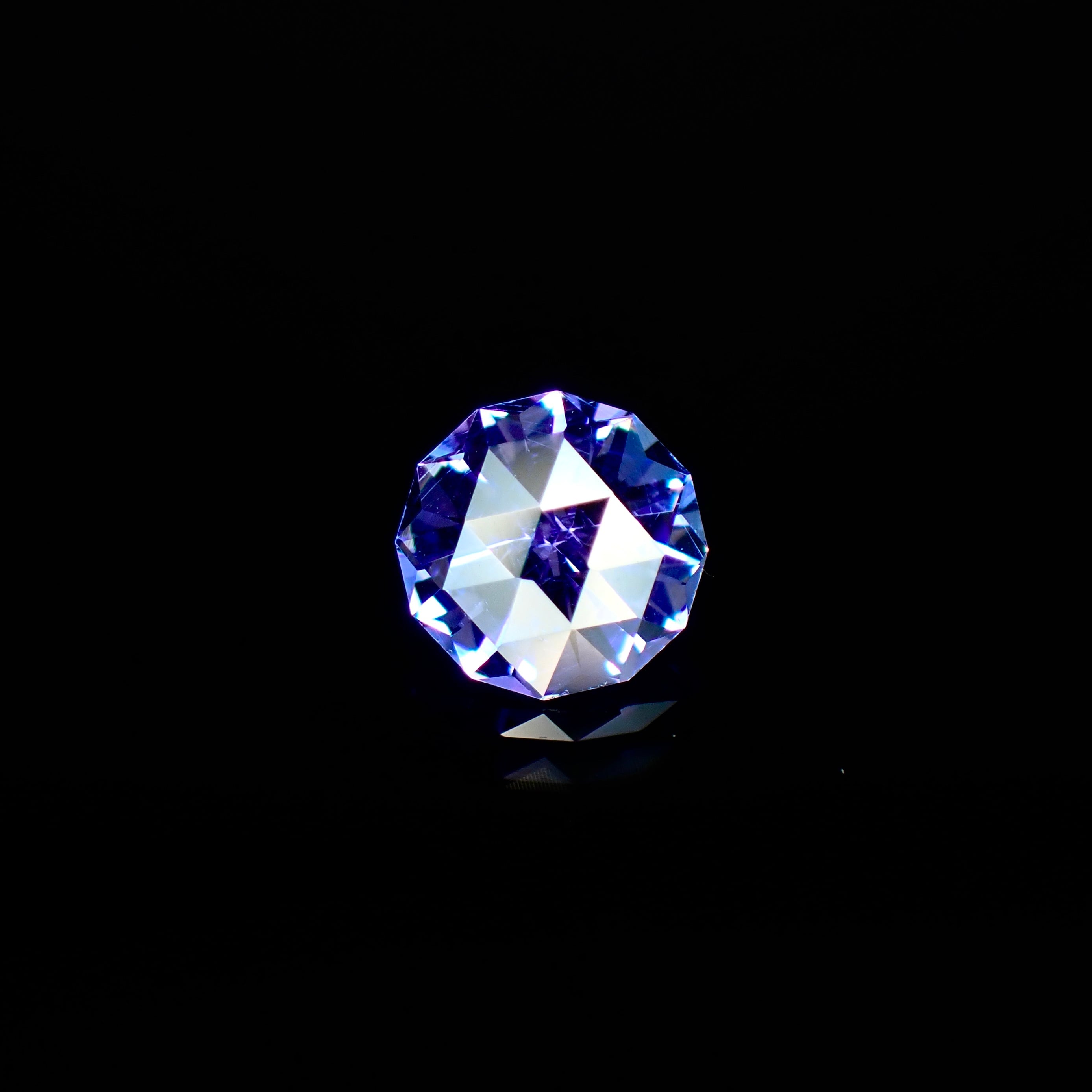 Original Cut】夜空色に煌めくローズカット 0.37ct 天然 タンザナイト