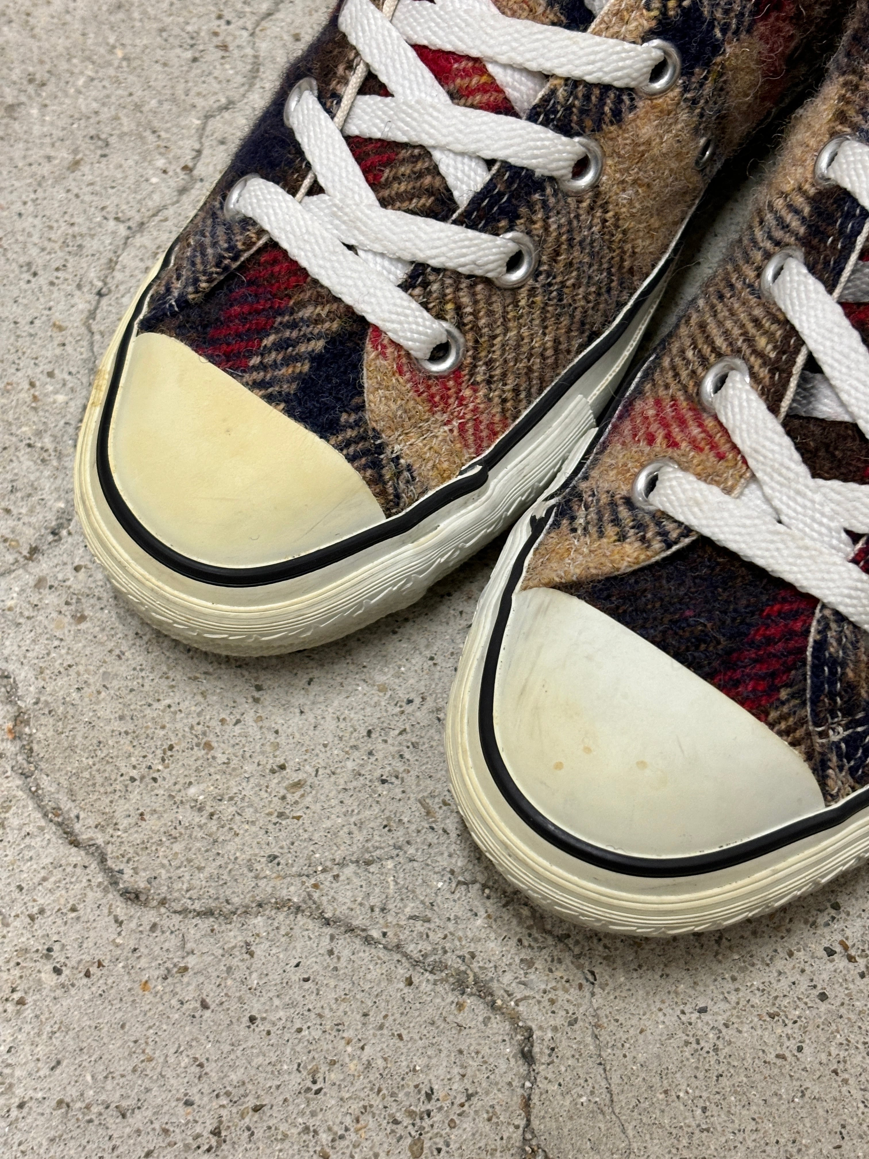 A BATHING APE × HARRIS TWEED/APESTAR HI/日本製/26.5cm/エイプスタ
