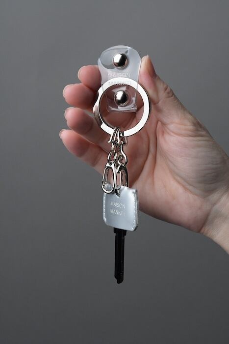 KEYRING・CAP □クリアSILVER・マットシルバー□_真鍮