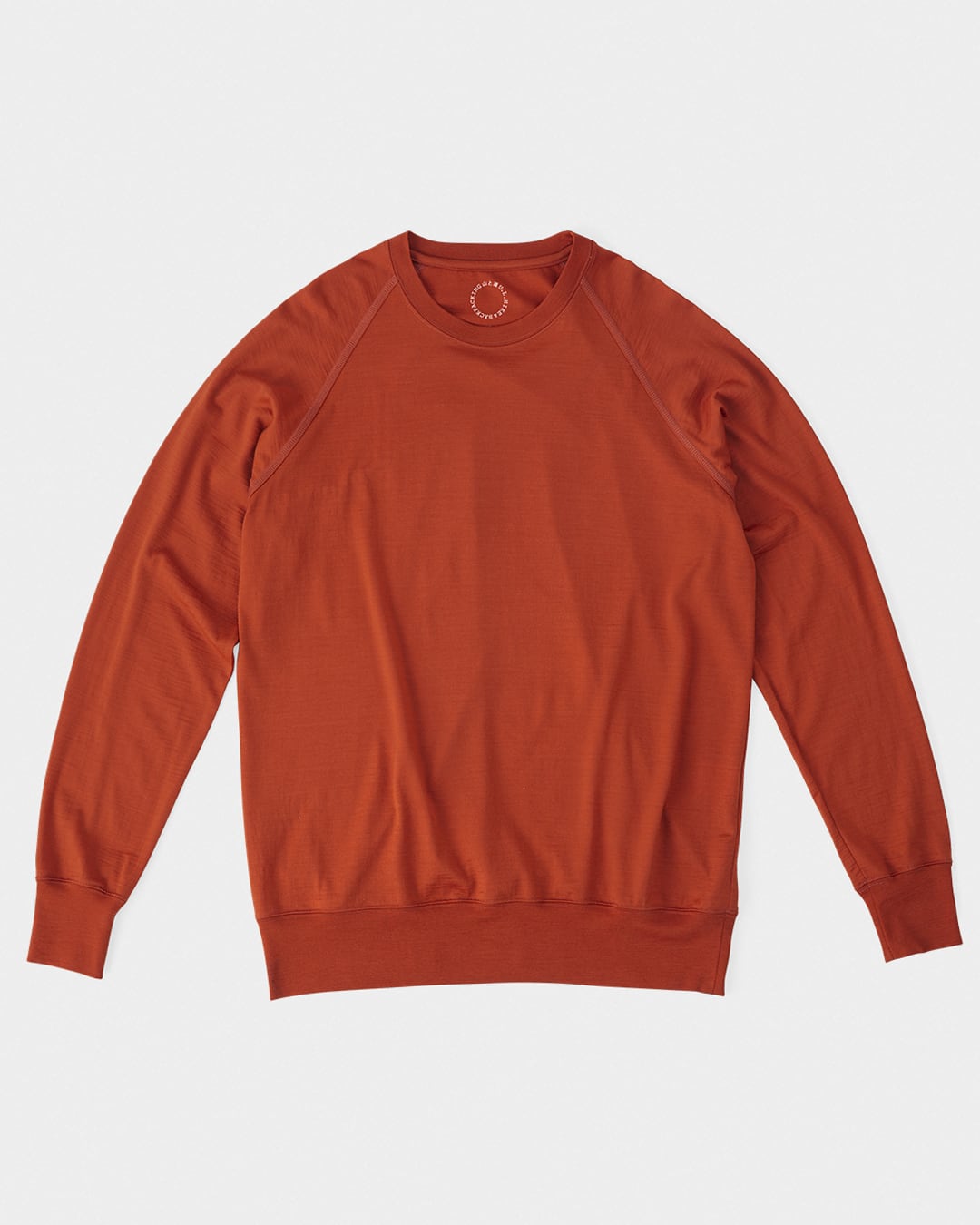 山と道 / 100% Merino Pullover - Unisex #Terracotta