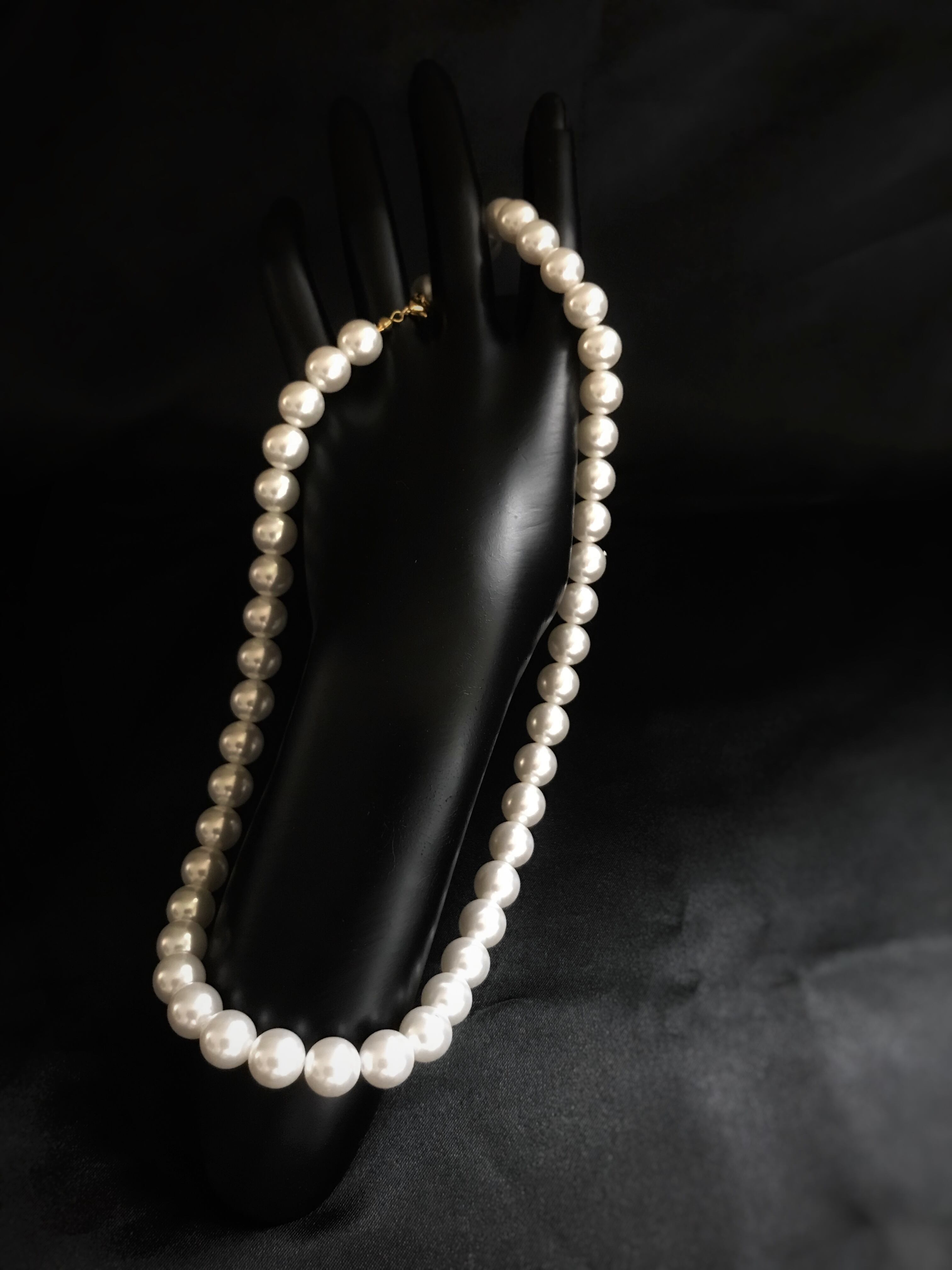 シンプルパール ネックレス #4004 | Pay ID スターリングシルバー