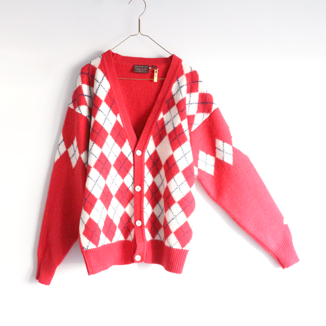 argyle pattern knit_CD