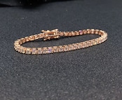 【Ice85】Tennis Chain Bracelet【Moissanite/4mm】