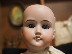 「Gebruder Knoch」レース袖のくったりドール(ヘッド欠け・ヘアラインあり) 画像5