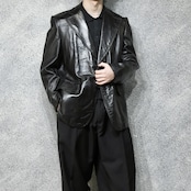 60's Botany 500 leather tailored jacket