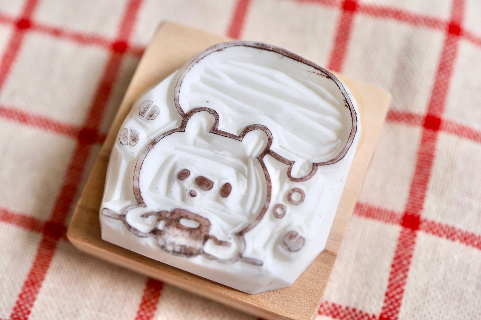 消しゴムはんこ No.243 しろくまちゃんとちびくま 消しゴムはんこ No.243 しろくまちゃんとちびくま 消しゴムはんこ No