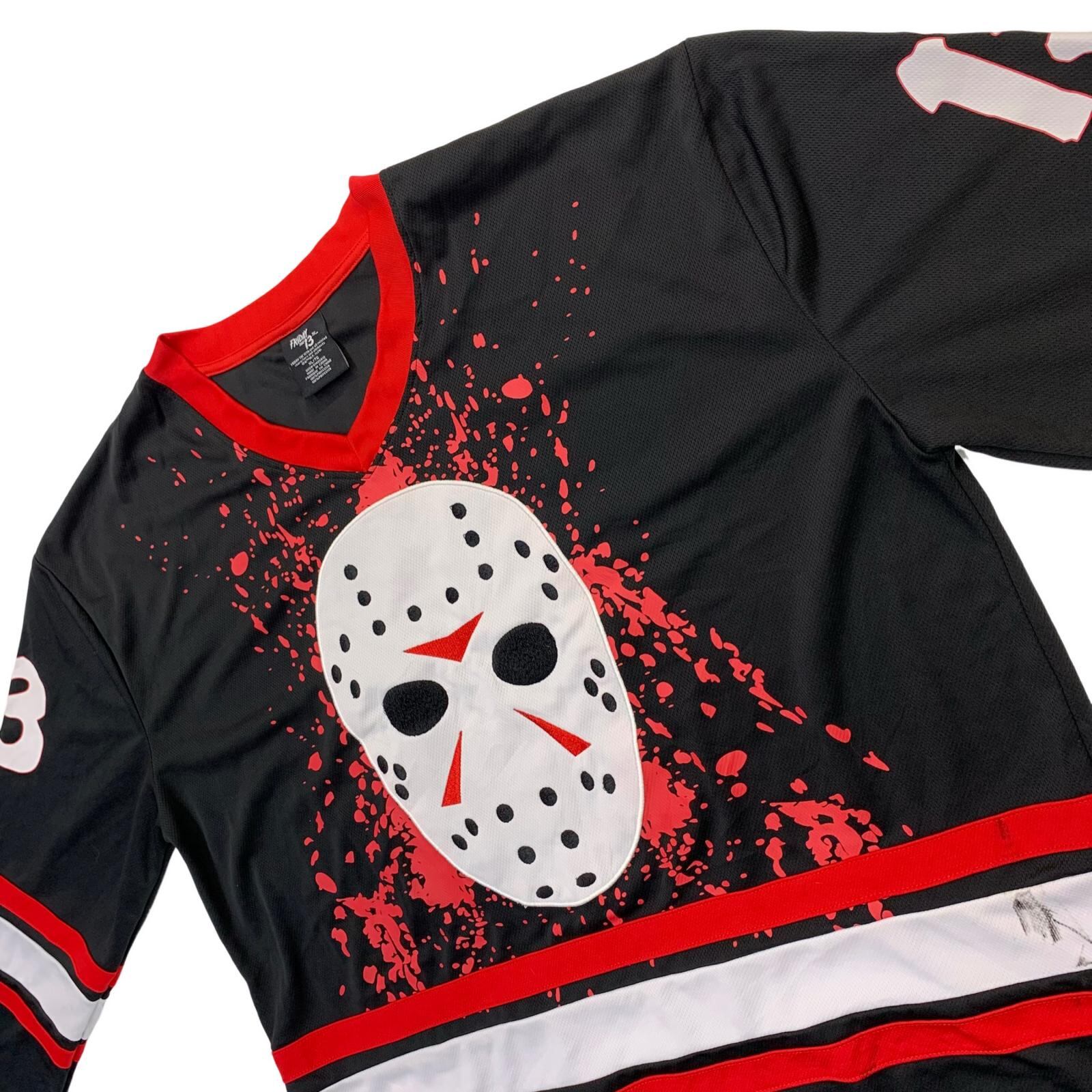 13日の金曜日 FRIDAYTHE 13TH ホッケーシャツ ブラック サイズ：XL