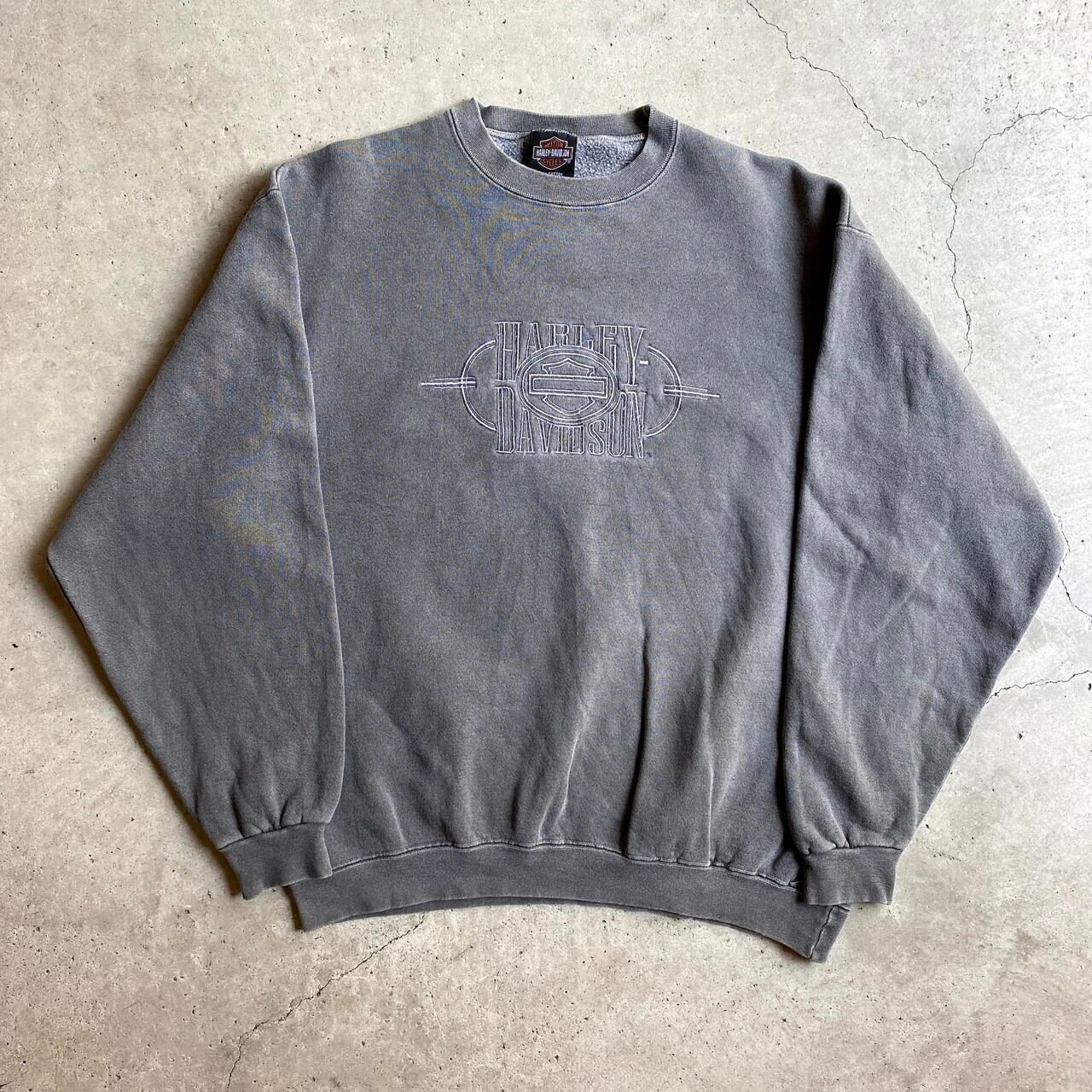 90年代 USA製 Harley-Davidson ハーレーダビッドソン ロゴ刺繍 
