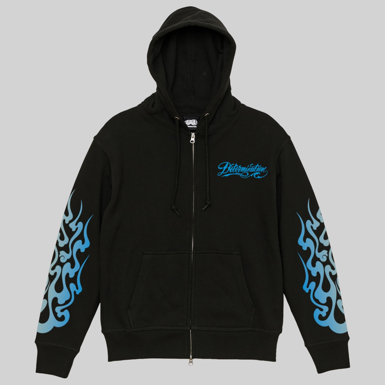 閻王 BLACK×BLUE & Gradation Zip-up Hoodie