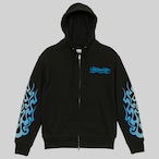 閻王 BLACK×BLUE & Gradation Zip-up Hoodie