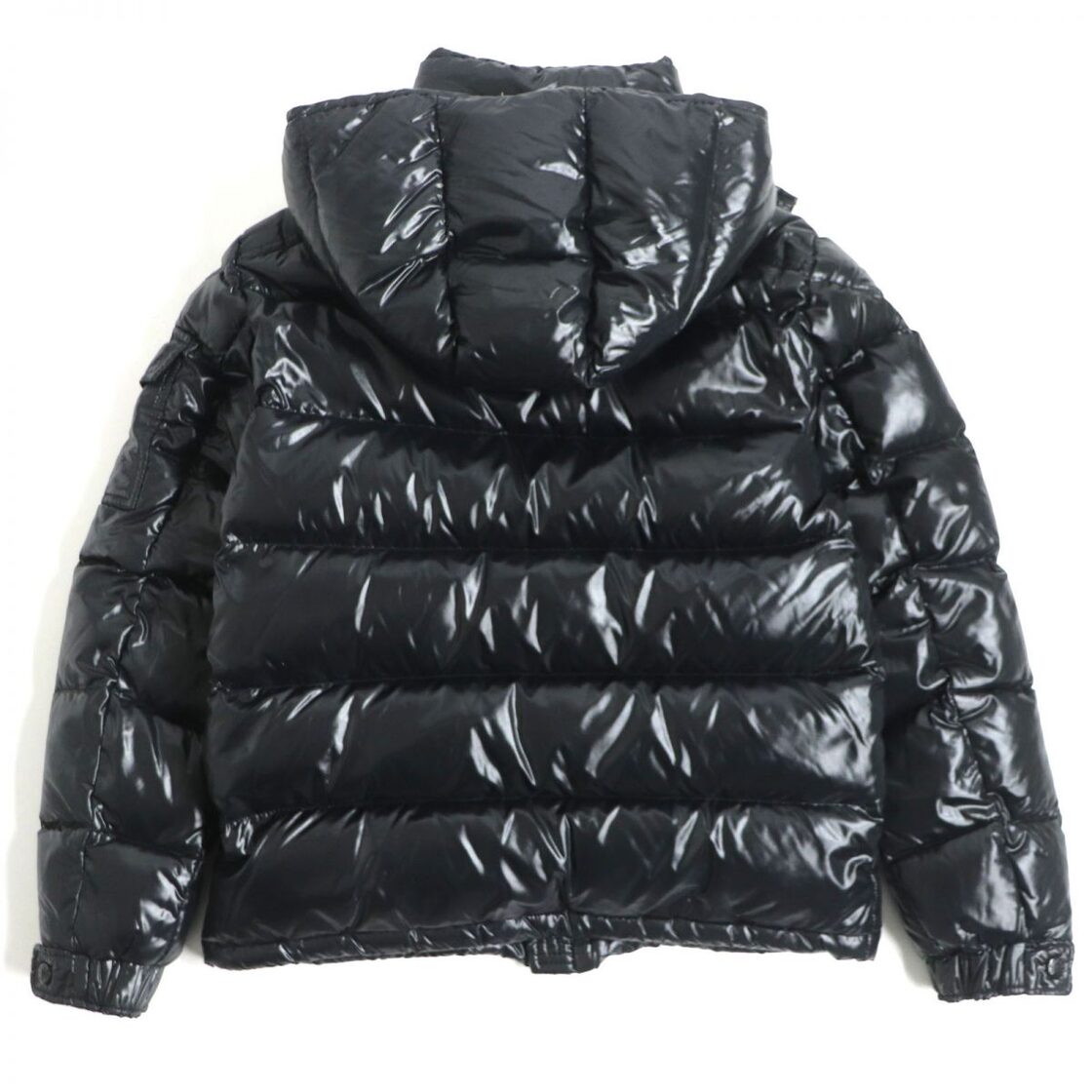 美品▽MONCLER モンクレール MAYA マヤ フード・袖ワッペン付き WZIP 