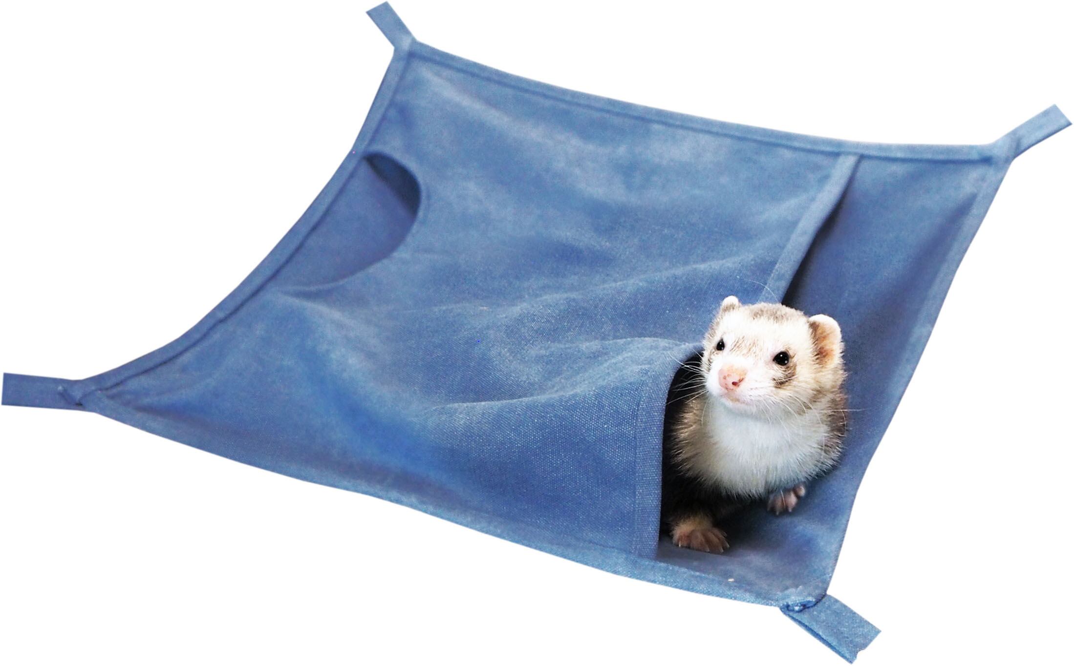 【フェレット用品】キャンバスワイドモック ピンク/ブルー/ナチュラル
