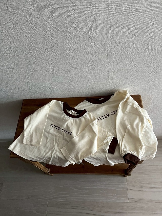 《即納》送料無料【lalaland】Butter Color Block T-shirt