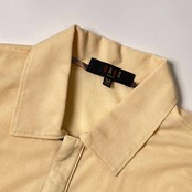 DAKS GOLF ダックス ゴルフ ハーフジップ 半袖 ポロシャツ M/クリーム系 メンズ