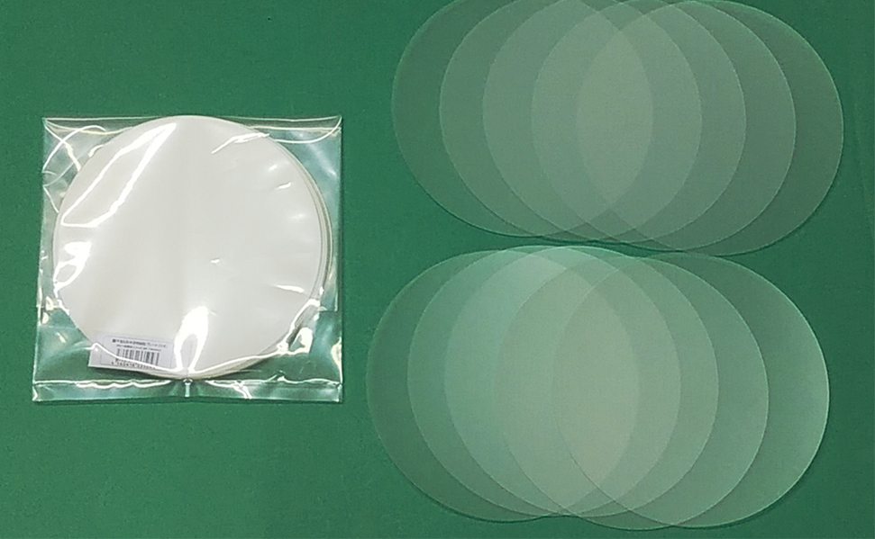 ホビー用素材シリーズ 04「丸形半透明樹脂プレート」10枚1セット