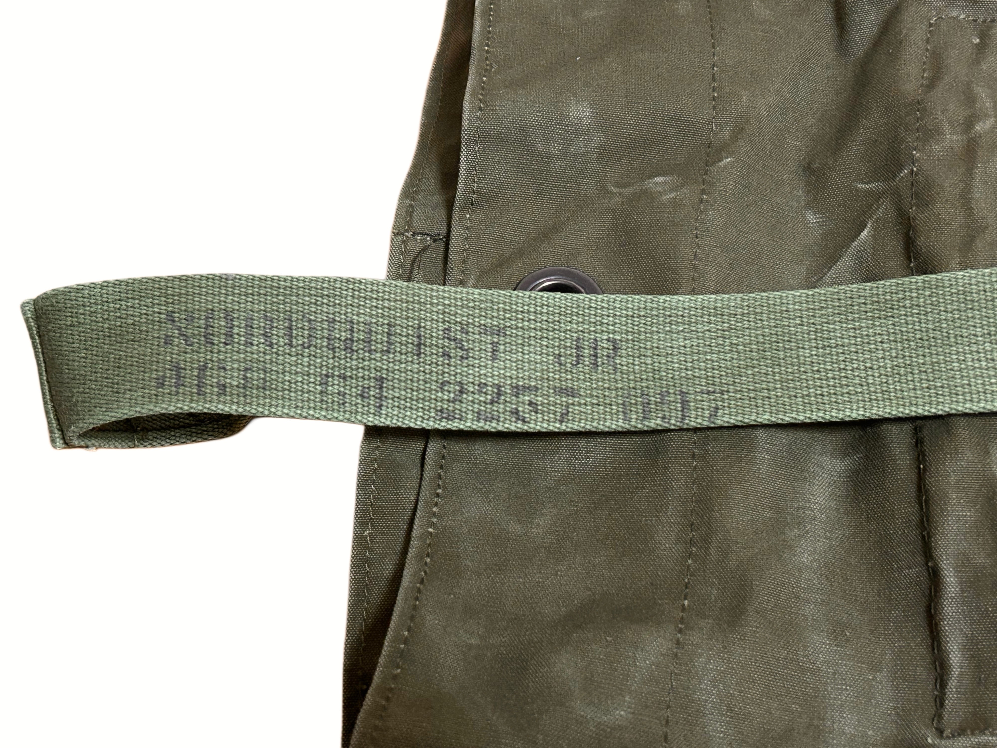ステンシル 70s ビンテージ US ARMY 米軍 実物 ダッフルバッグ | BACK