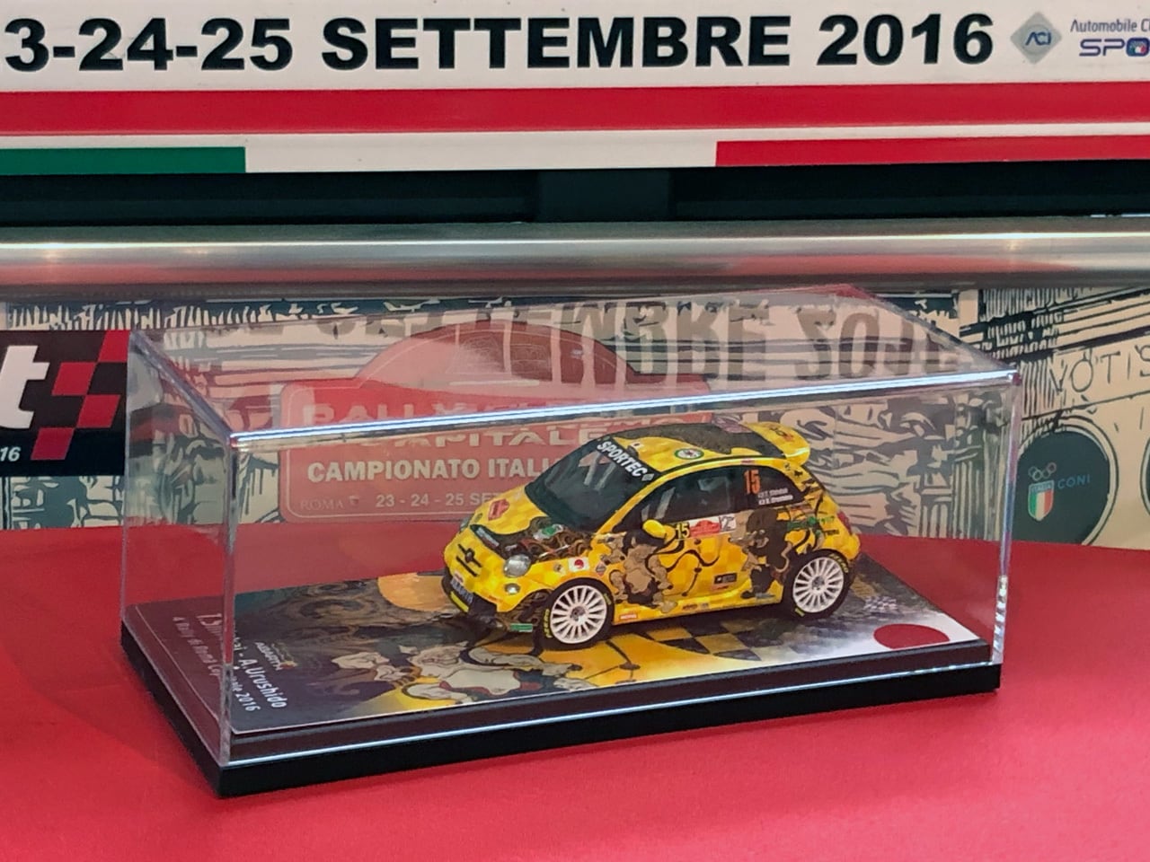 完全限定　DRIVE 1993～2026 -GLAY complete BEST ABARTH 500 R3T mCrt ローマラリー2016 参戦車両 (1/43) 【model43