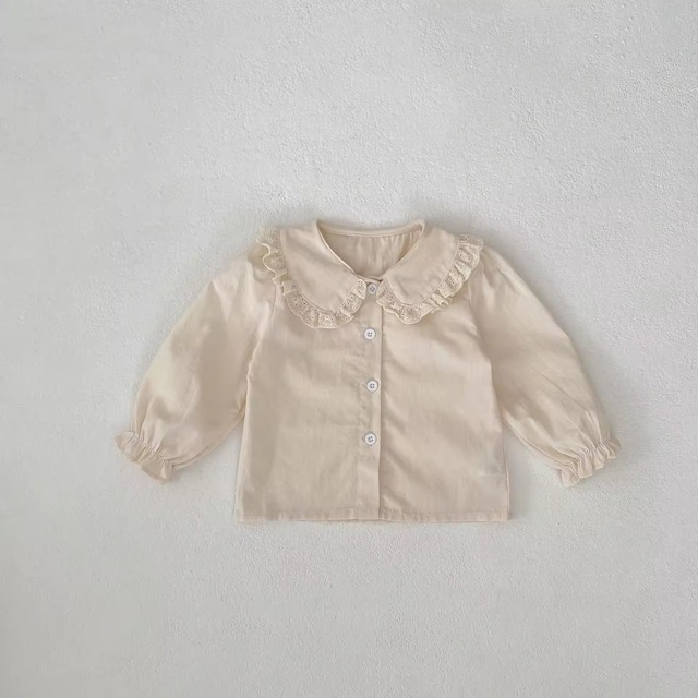 【取寄】1枚は持っておきたいフリル襟付きブラウス
